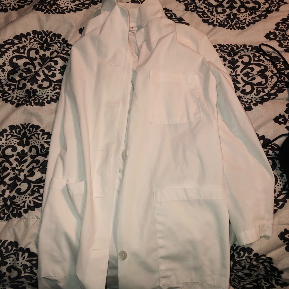 White long button up
